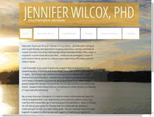 Tablet Screenshot of drjenniferwilcox.com